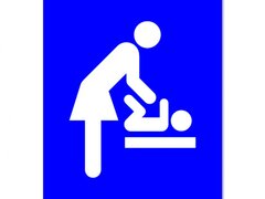 Baby Change Toilet Sign